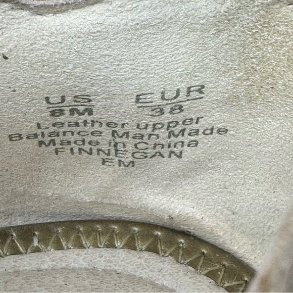 Sam Edelman Womens Scalloped Ballet Flats Finnegan Tan Beige Leather - Picture 4 of 5